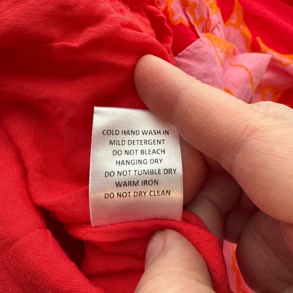 Olivaceous Tropical Print Dress Size Small - Picture 10 of 10